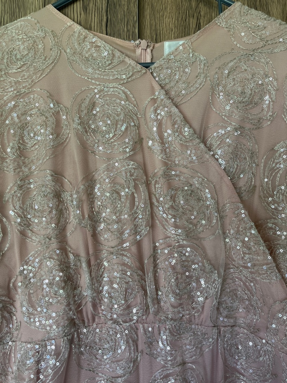 Dainty Jewells Blush Pink Sequin Dress | 2XL - Picture 4 of 8
